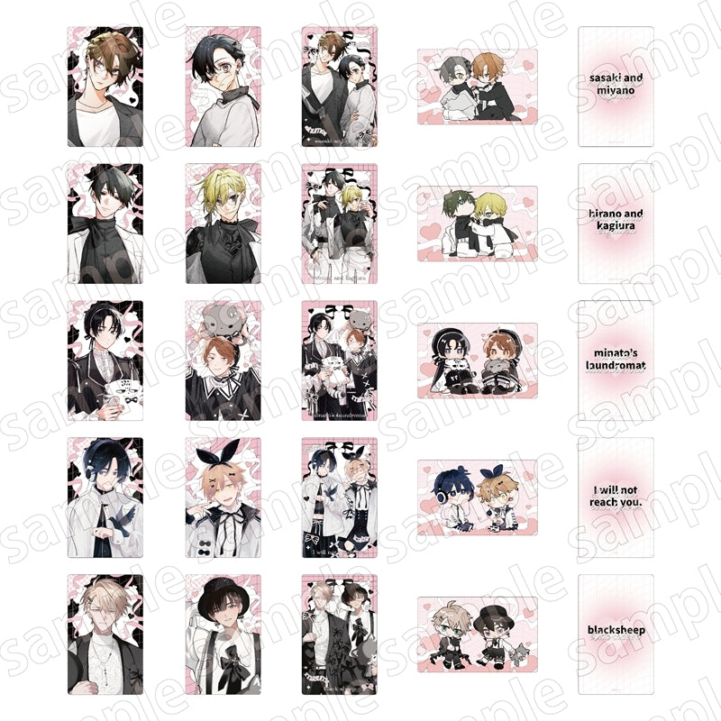 VORBESTELLUNG BL Merch Acryl Trading Karten Black & Pink ver.