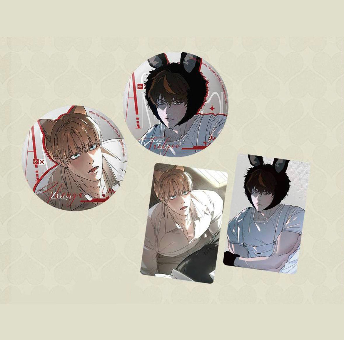 Codename Anastasia "Masquerade" Button Set