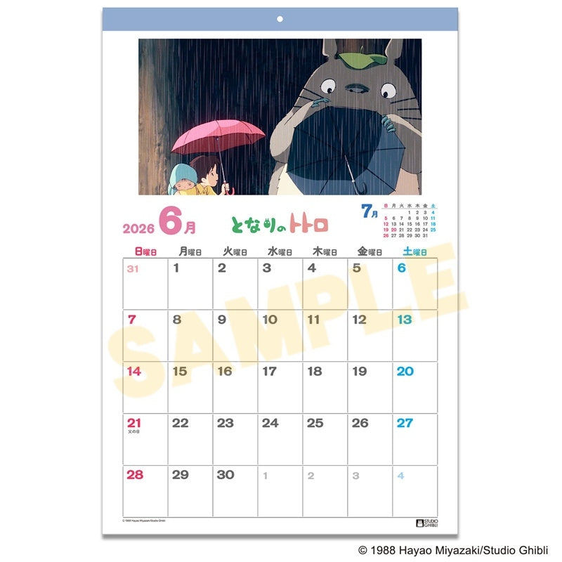 VORBESTELLUNG Mein Nachbar Totoro Wandkalender 2026