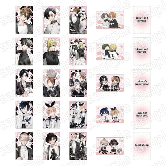 VORBESTELLUNG BL Merch Acryl Trading Karten Black & Pink ver.